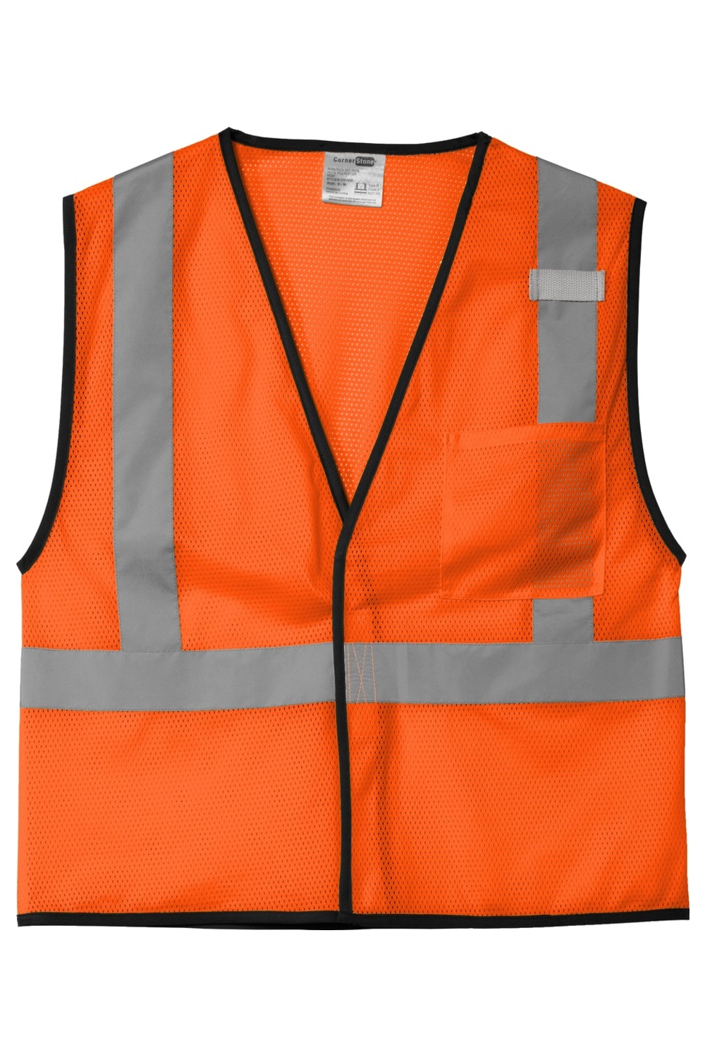 CornerStone ANSI 107 Class 2 Economy Mesh One-Pocket Vest