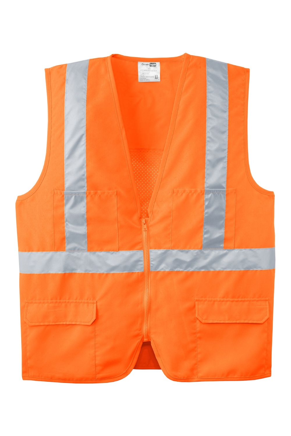 CornerStone - ANSI 107 Class 2 Mesh Back Safety Vest