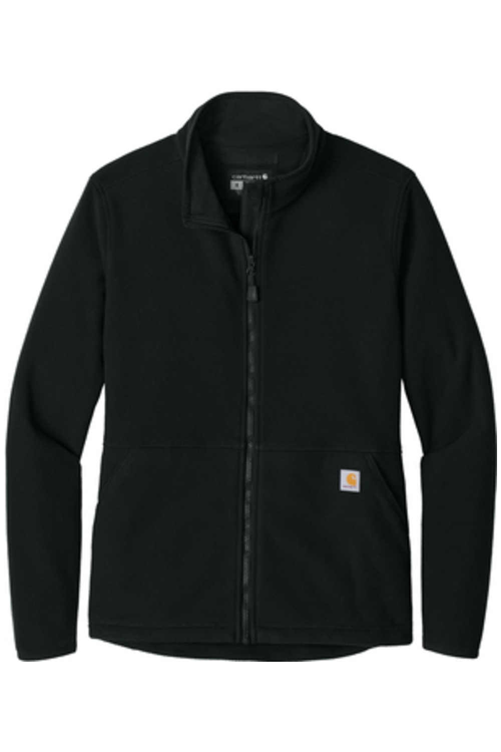 Carhartt Women's Textured Full-Zip Fleece Jacket in Black