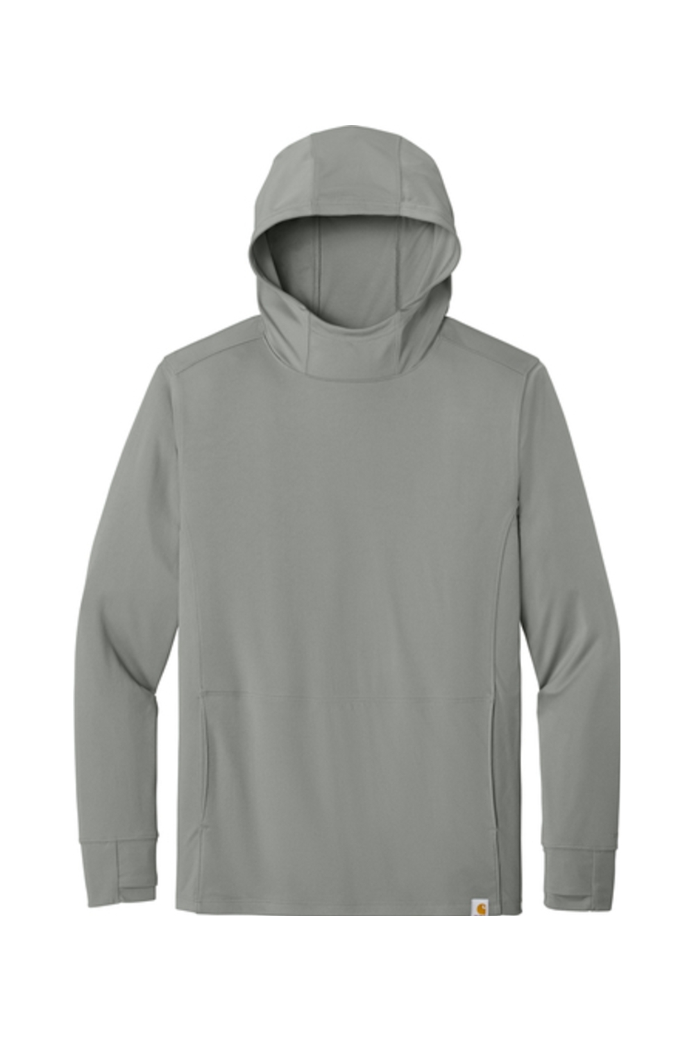 Carhartt Force Sun Defender Long Sleeve Hooded T-Shirt in Asphalt Grey