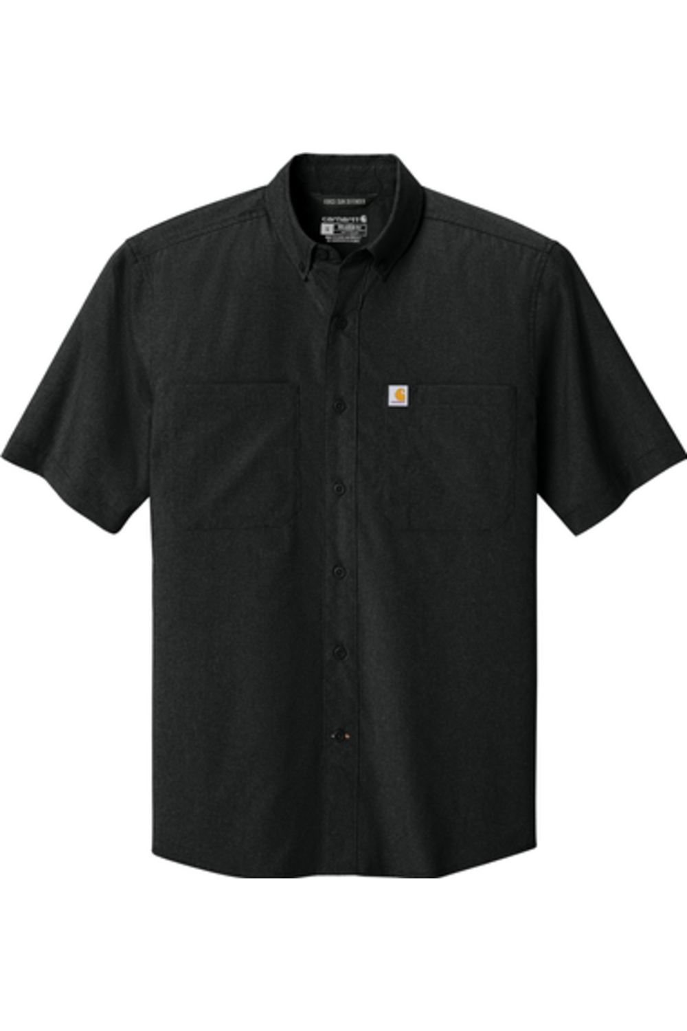 Carhartt Force Sun Defender Short Sleeve Shirt in Black