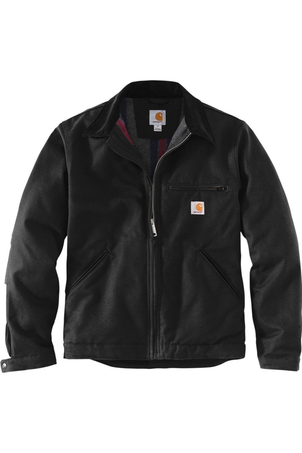 Carhartt Tall Duck Detroit Jacket in Black