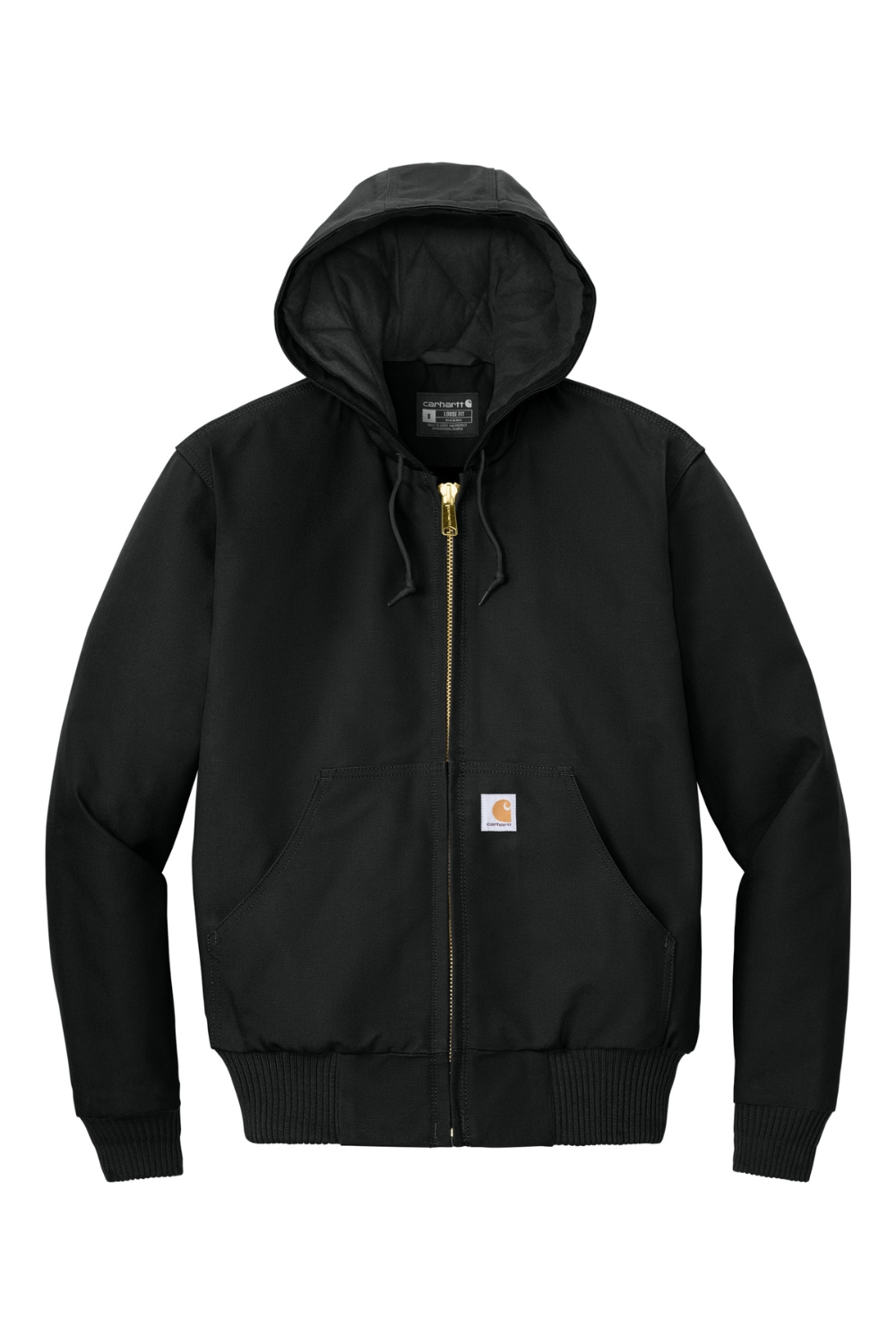Carhartt Tall Quilted-Flannel-Lined Duck Active Jac