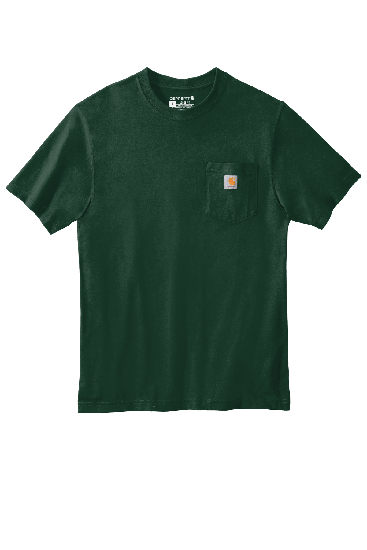 Carhartt Tall Workwear Pocket Short Sleeve T-Shirt in Hunter Green