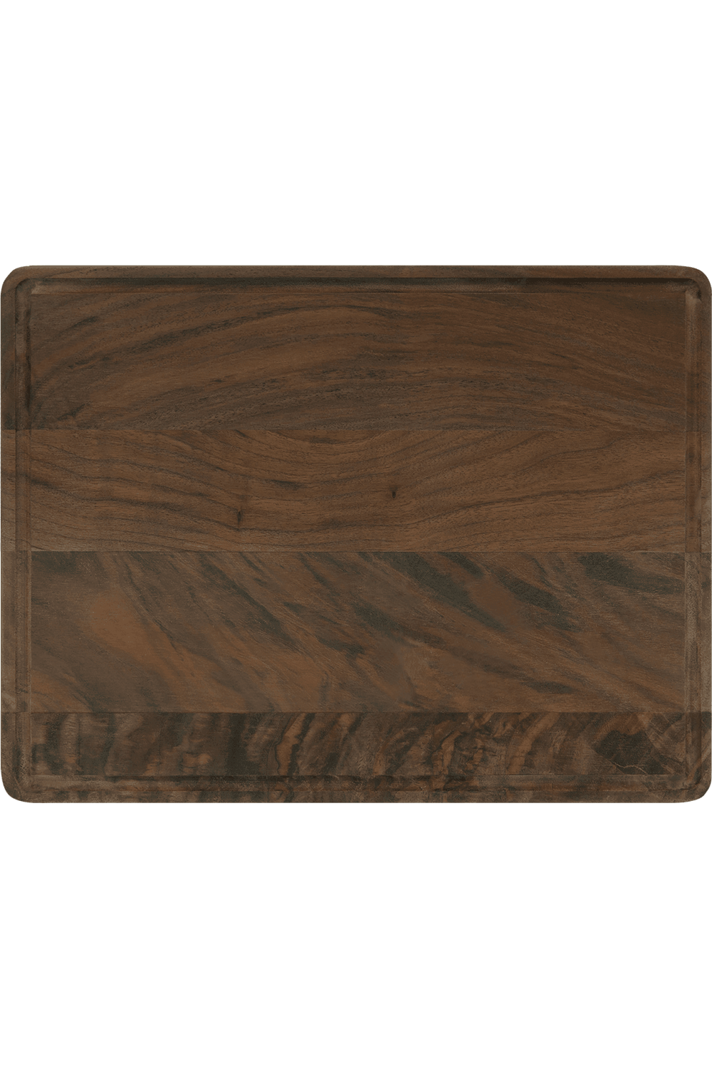 11 1/2" x 8 3/4" Natural Wood Cutting Board with Drip Ring