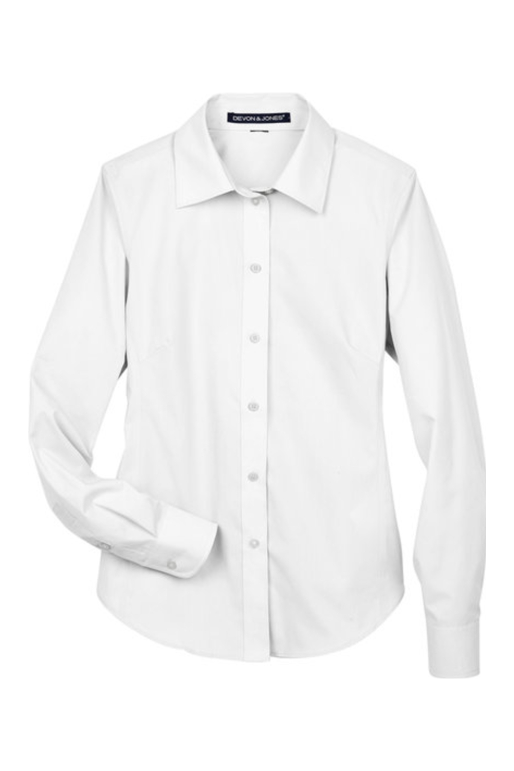 Devon & Jones Ladies' Crown Woven Collection Solid Broadcloth
