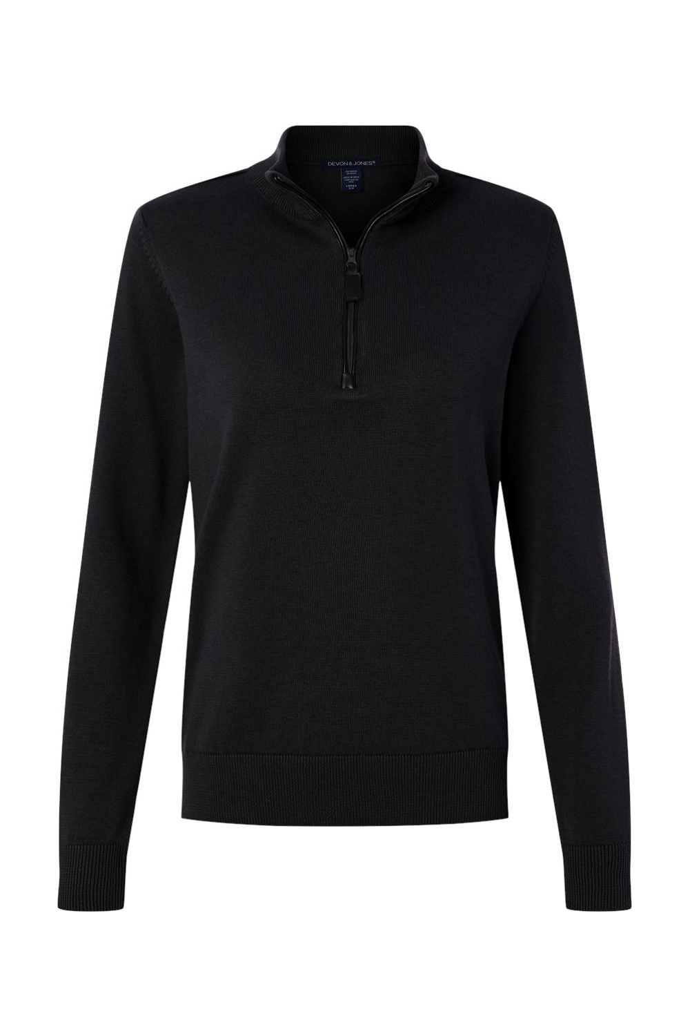 Devon & Jones Women's New Classics Quarter-Zip Sweater