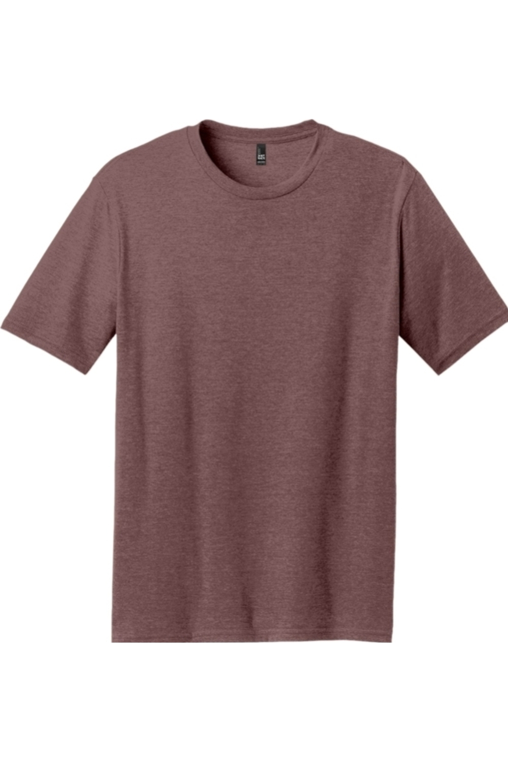District Perfect Blend CVC Tee in Rose Fleck