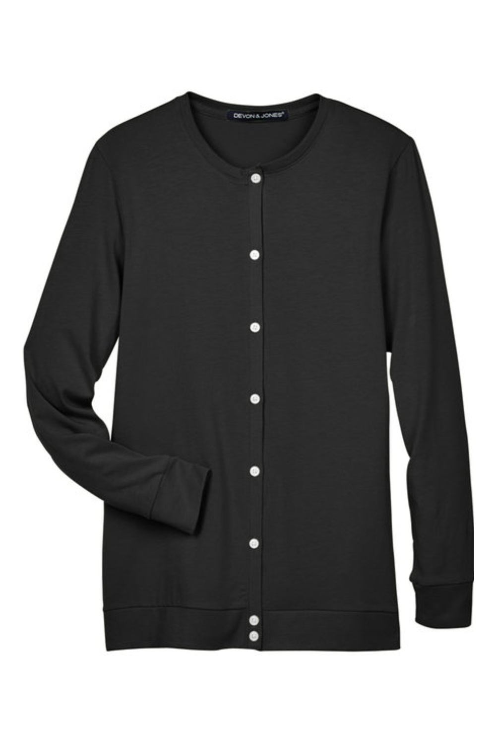 Devon & Jones Ladies' Perfect Fit Ribbon Cardigan