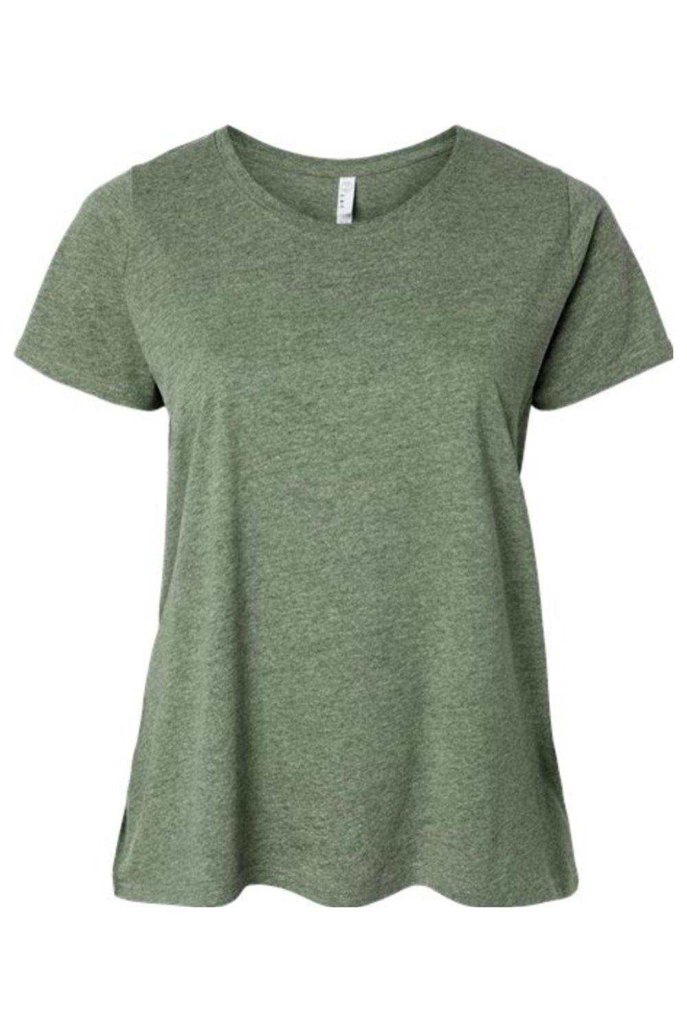 LAT - Curvy Collection Women's Fine Jersey Tee in Bamboo Blackout