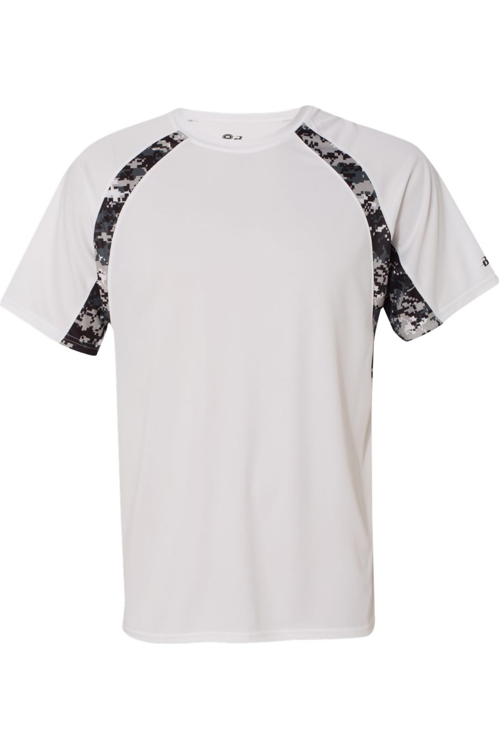 Dropship Badger - Hook Digital T-Shirt in White/ Black