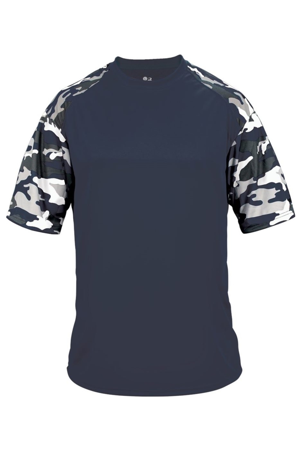 Dropship Badger - Camo Sport T-Shirt in Navy/ Navy Camo