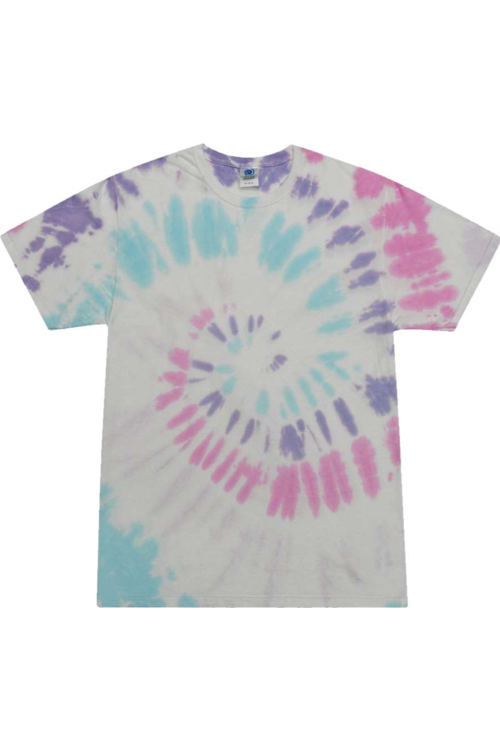 Dropship Colortone Tie Dye Cotton Tee in Acadia