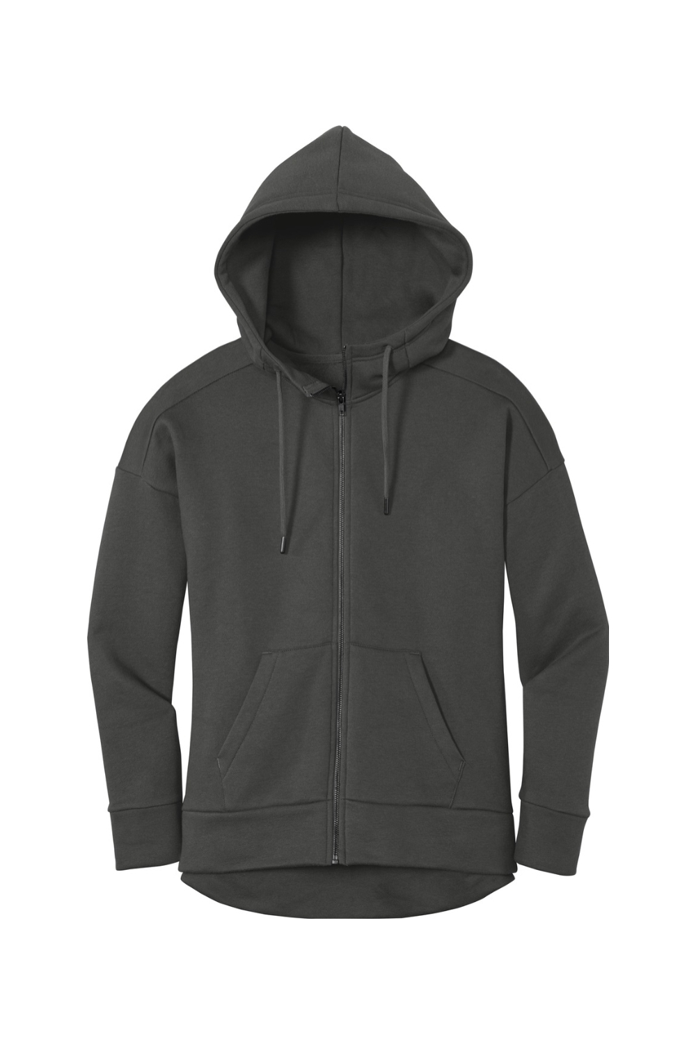 District Women's Perfect Weight Fleece Drop Shoulder Full-Zip Hoodie