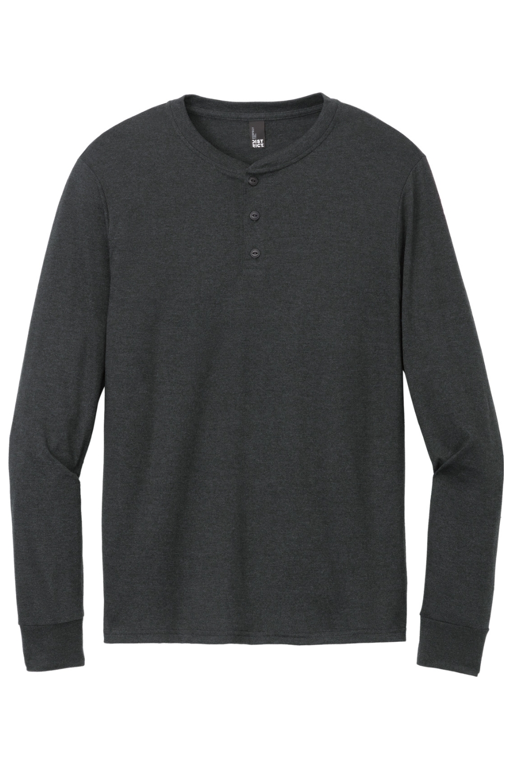 District Perfect Tri Long Sleeve Henley
