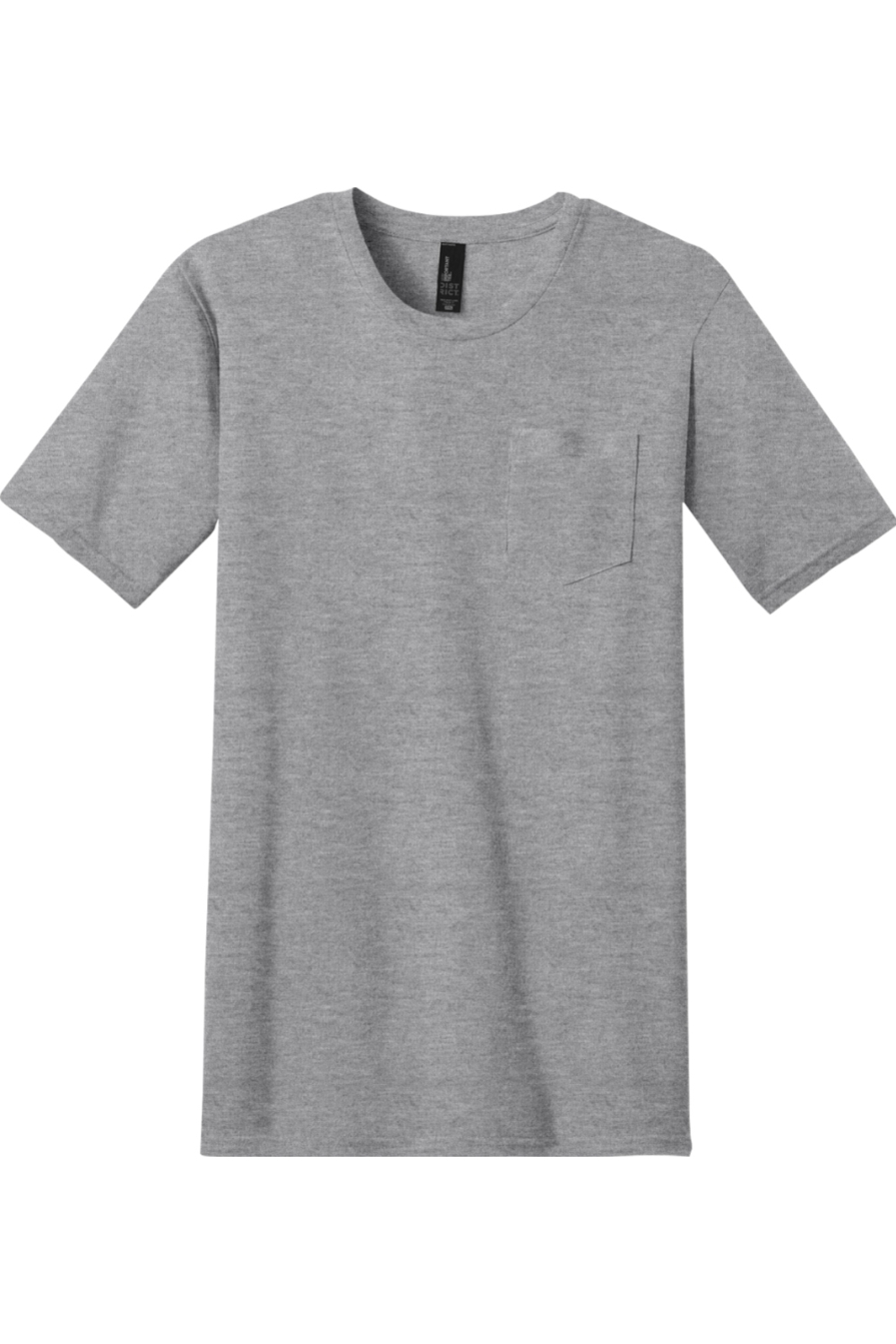 District Very Important Tee with Pocket in Light Heather Grey