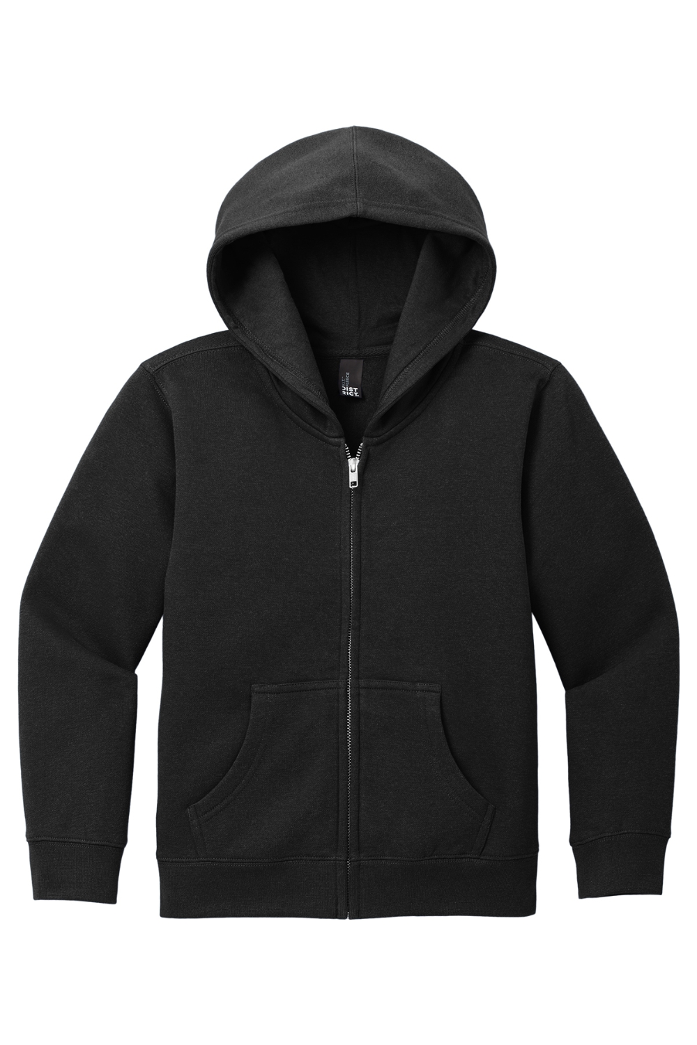 District Youth V.I.T. Fleece Full-Zip Hoodie in Black
