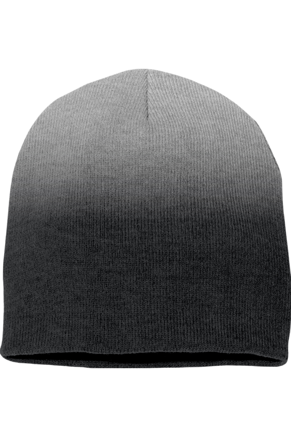 District Slouch Beanie in Black Dip Dye