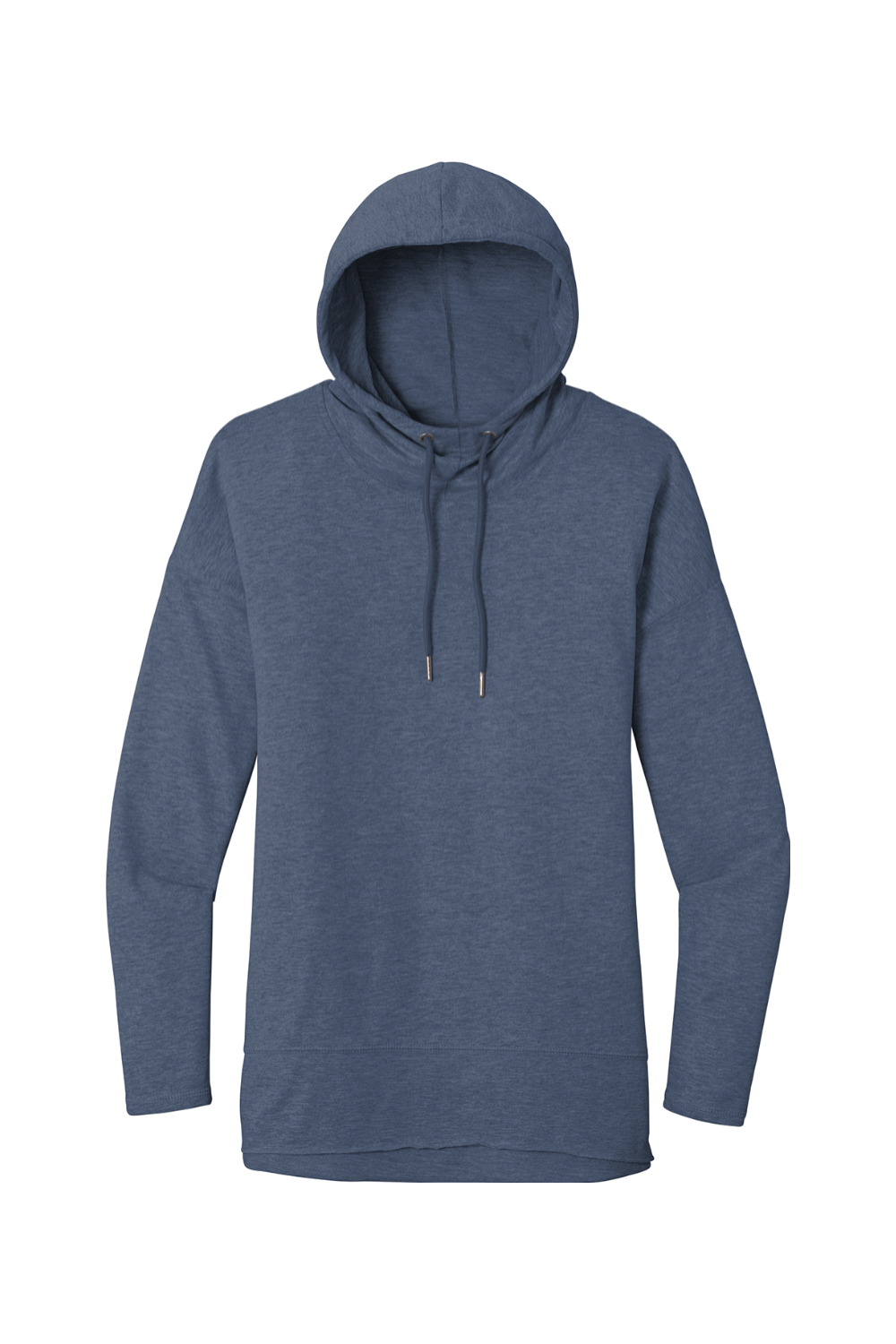 District Women’s Featherweight French Terry Hoodie in Washed Indigo