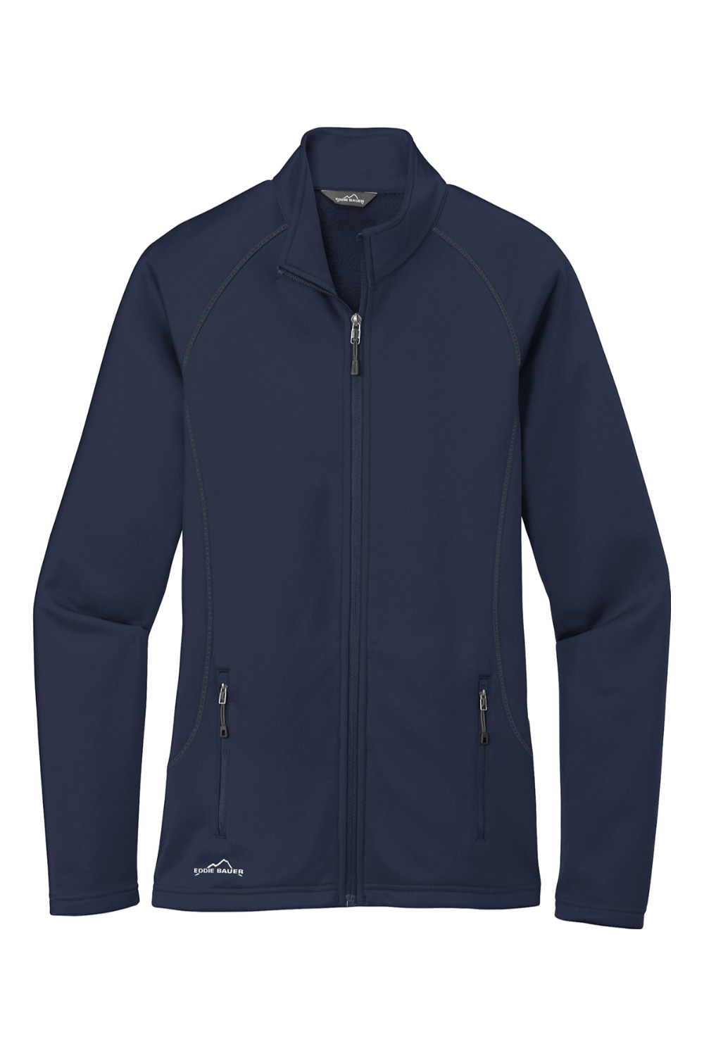 Eddie Bauer Ladies Smooth Fleece Full-Zip in River Blue Navy