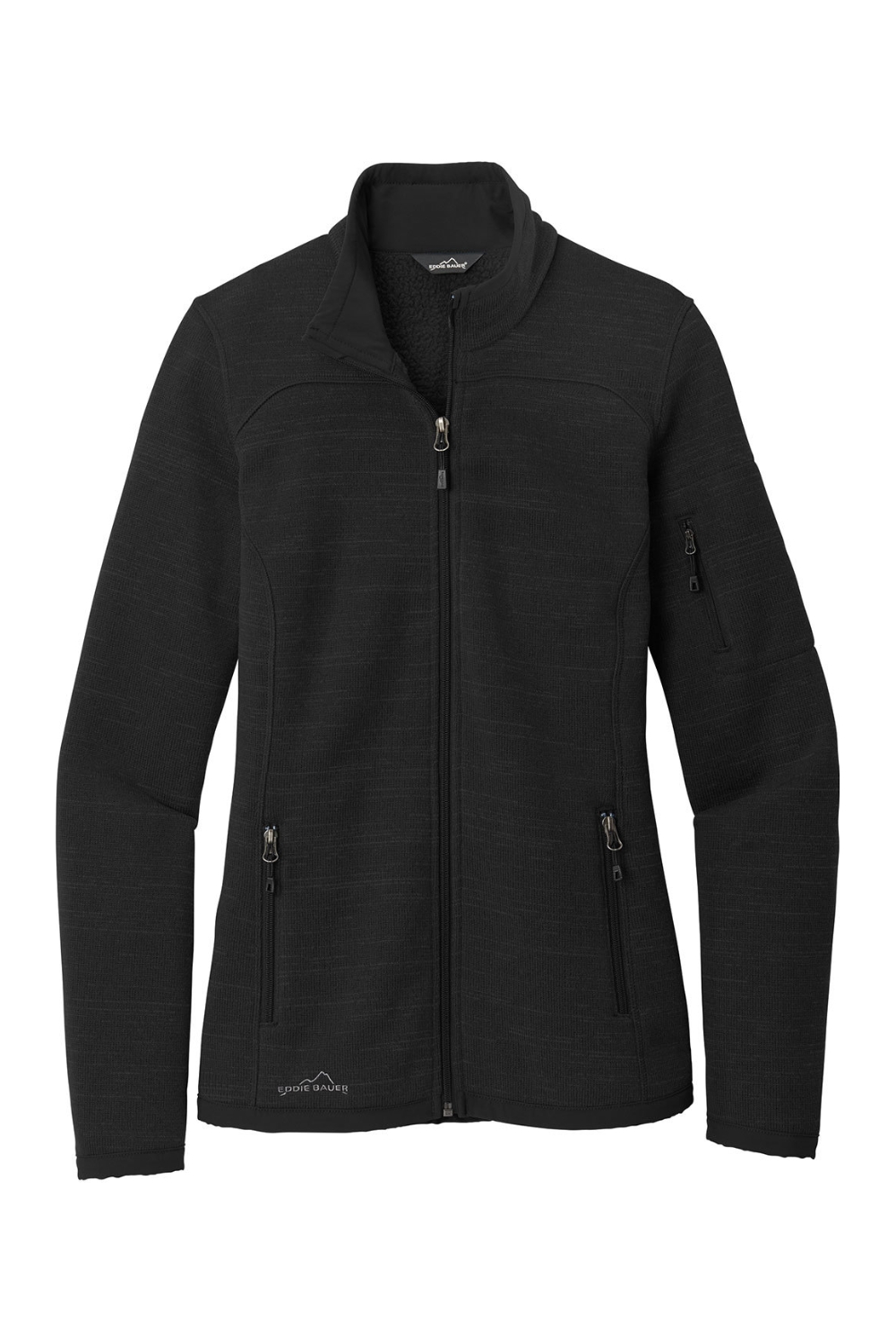 Eddie Bauer Ladies Sweater Fleece Full-Zip in Black