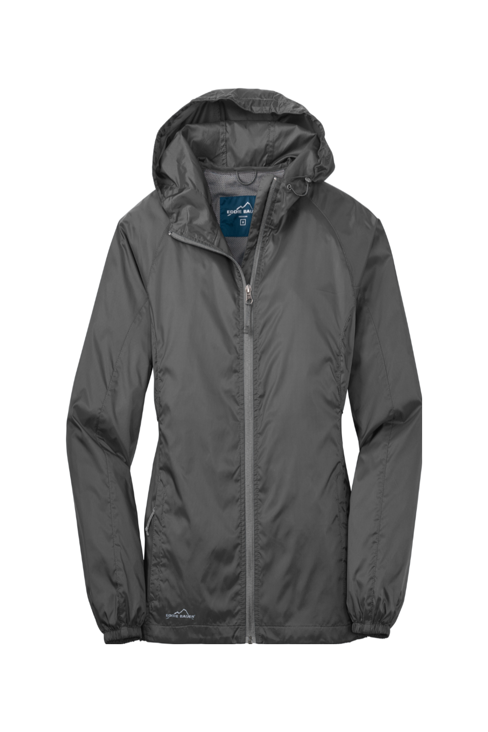 Eddie Bauer Ladies Packable Wind Jacket in Grey Steel