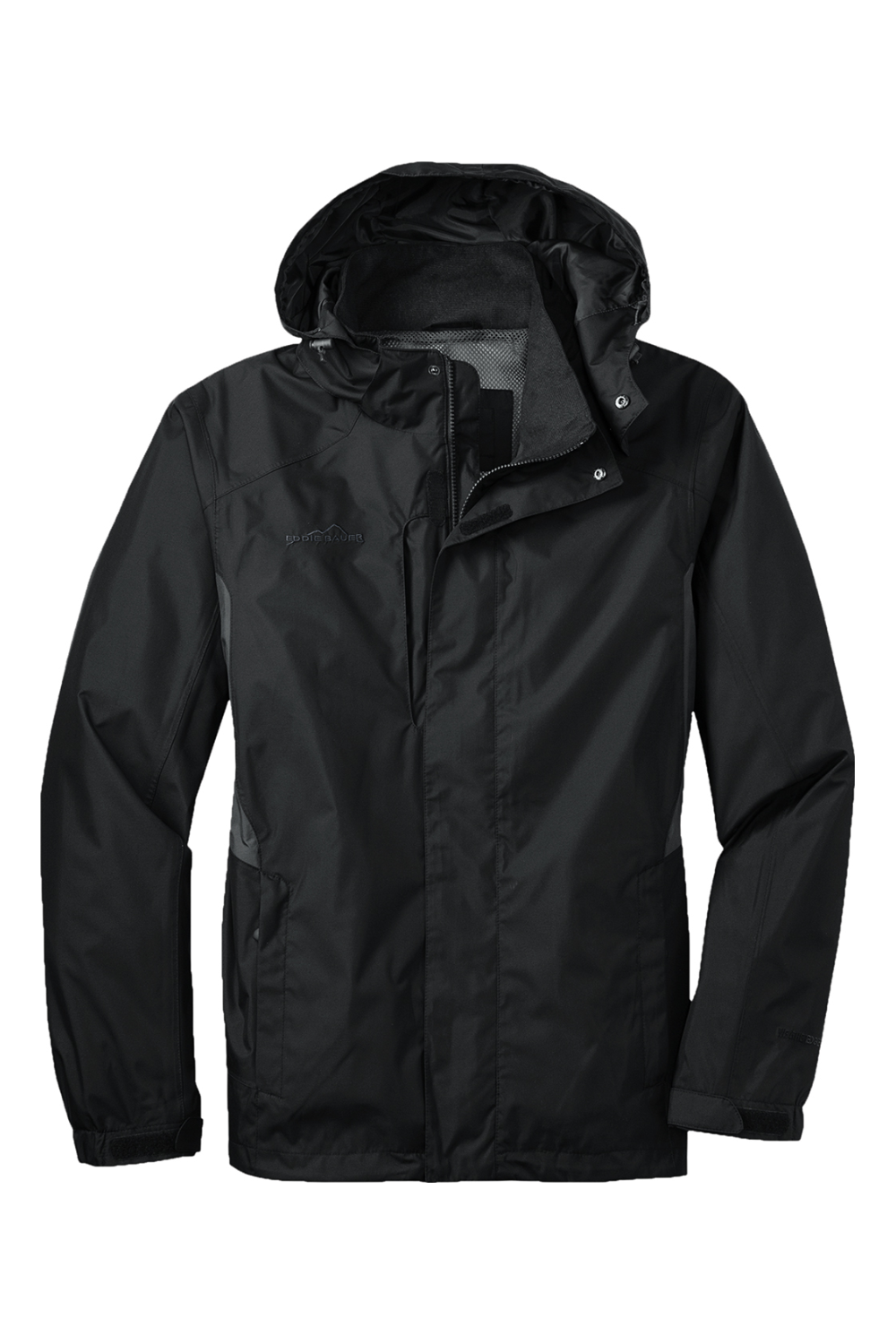 Eddie Bauer - Rain Jacket in Black/ Steel Grey