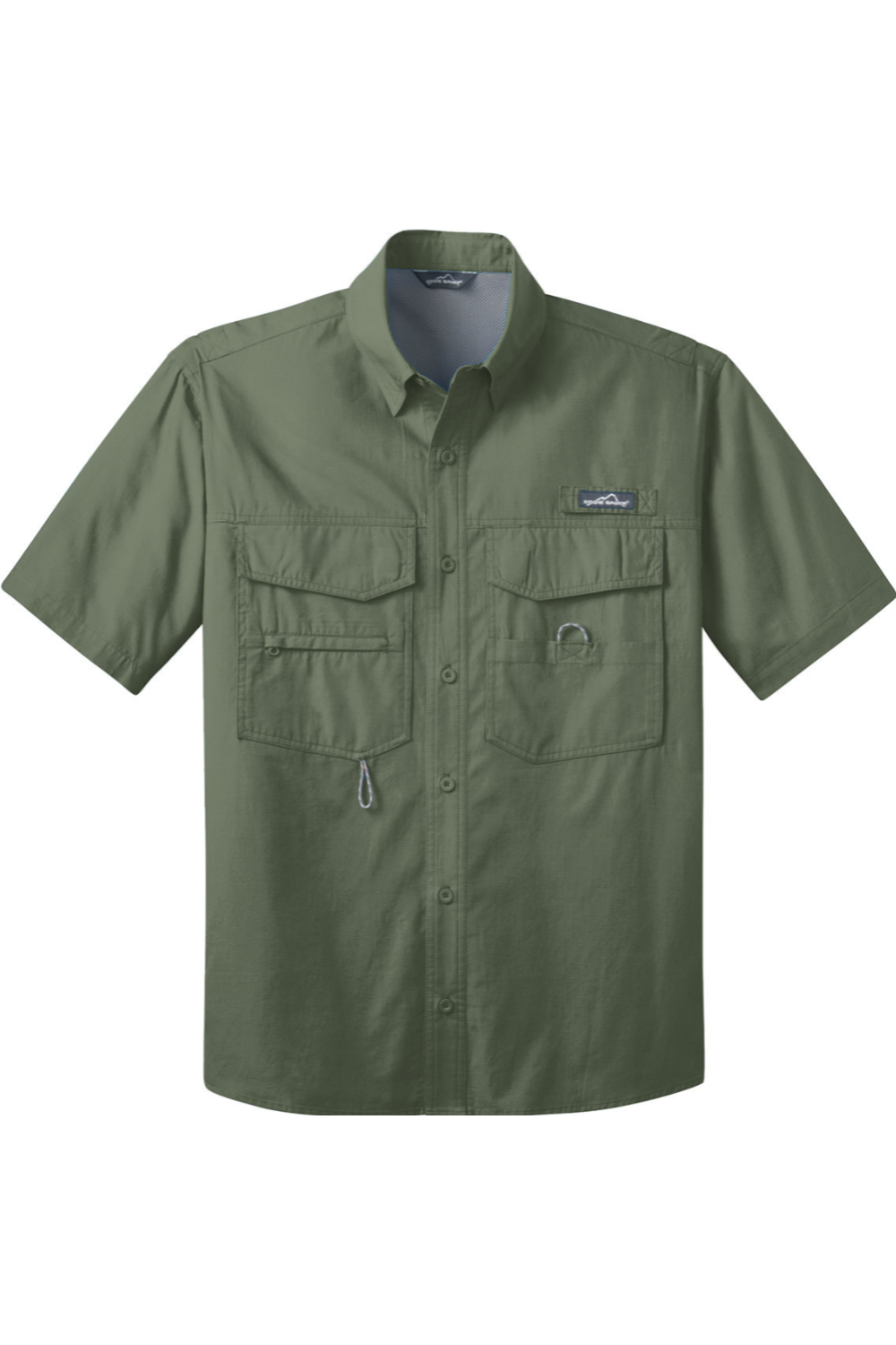 Eddie Bauer - Short Sleeve Fishing Shirt in Seagrass Green
