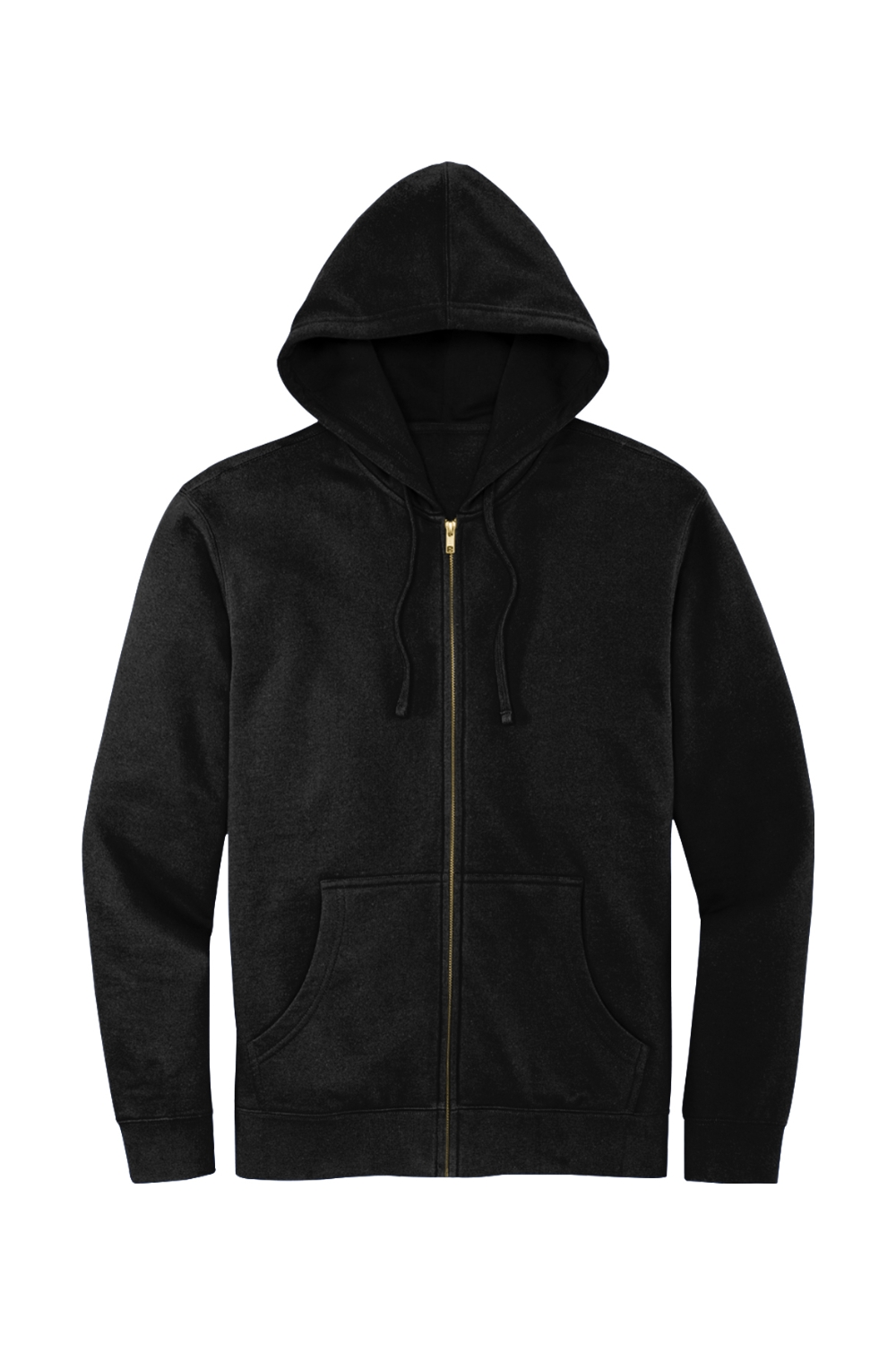 econscious Ladies' Heritage Full-Zip Hooded Sweatshirt in Black