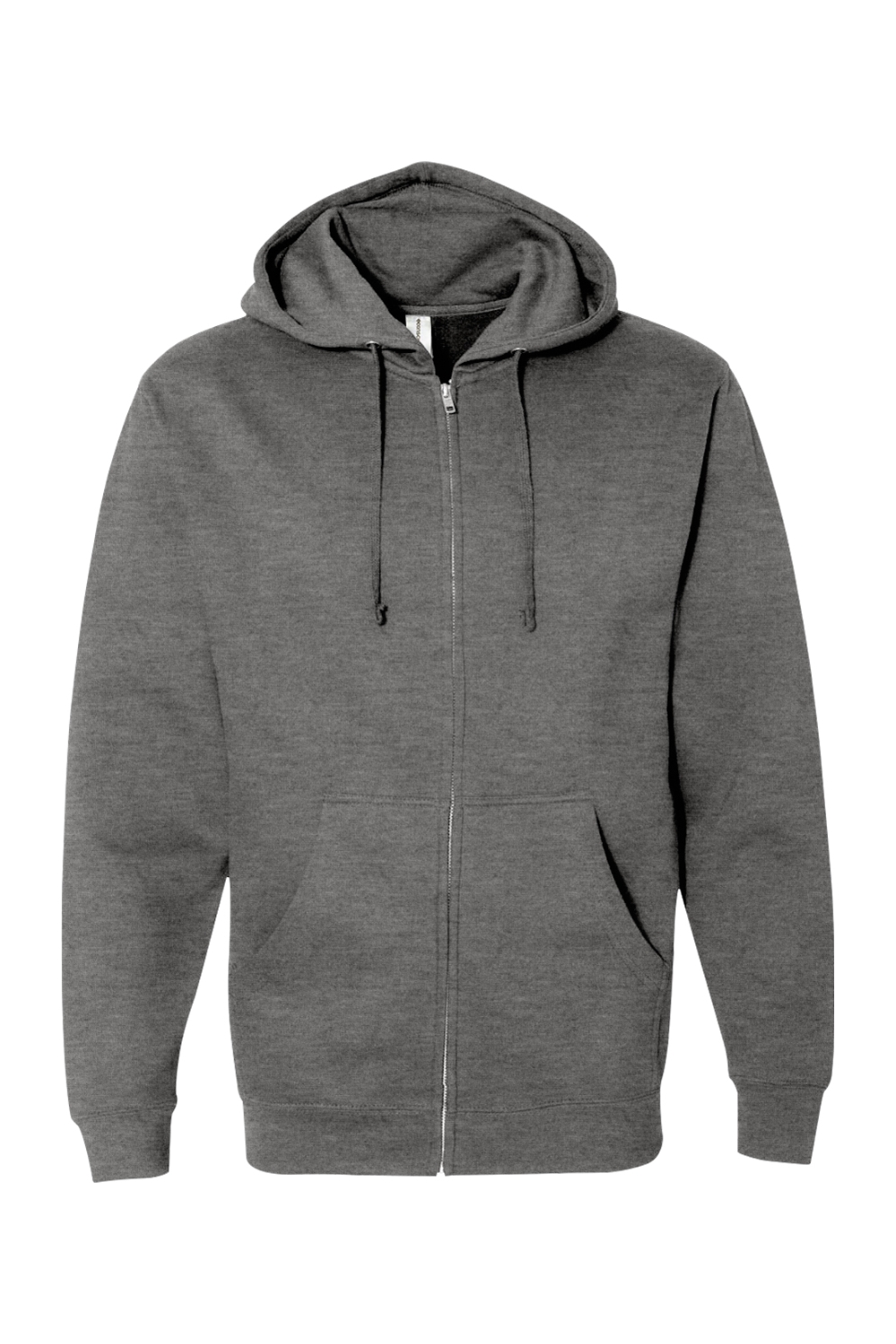 econscious Unisex Hemp Hero Full-Zip hooded Sweatshirt in Stonework Gray