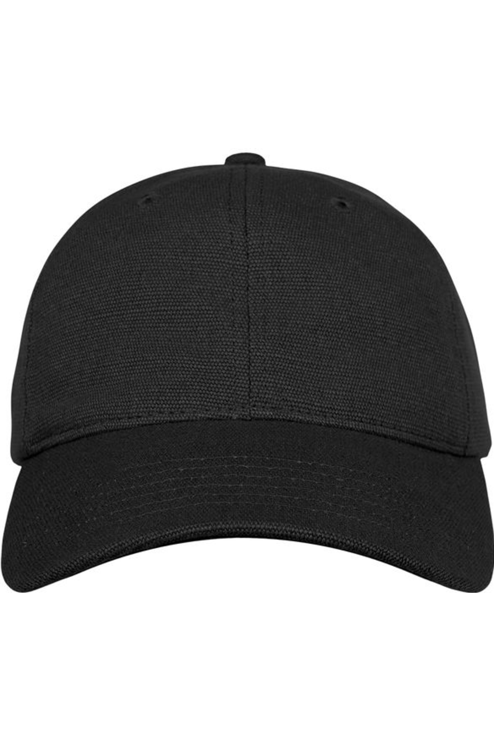 Econscious Washed Hemp Unstructured Baseball Cap in Black