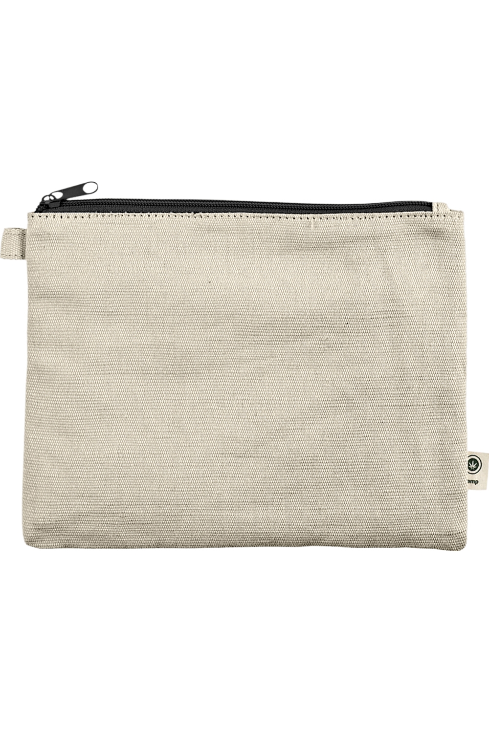 econscious Hemp Blend Pouch in Natural/ Black
