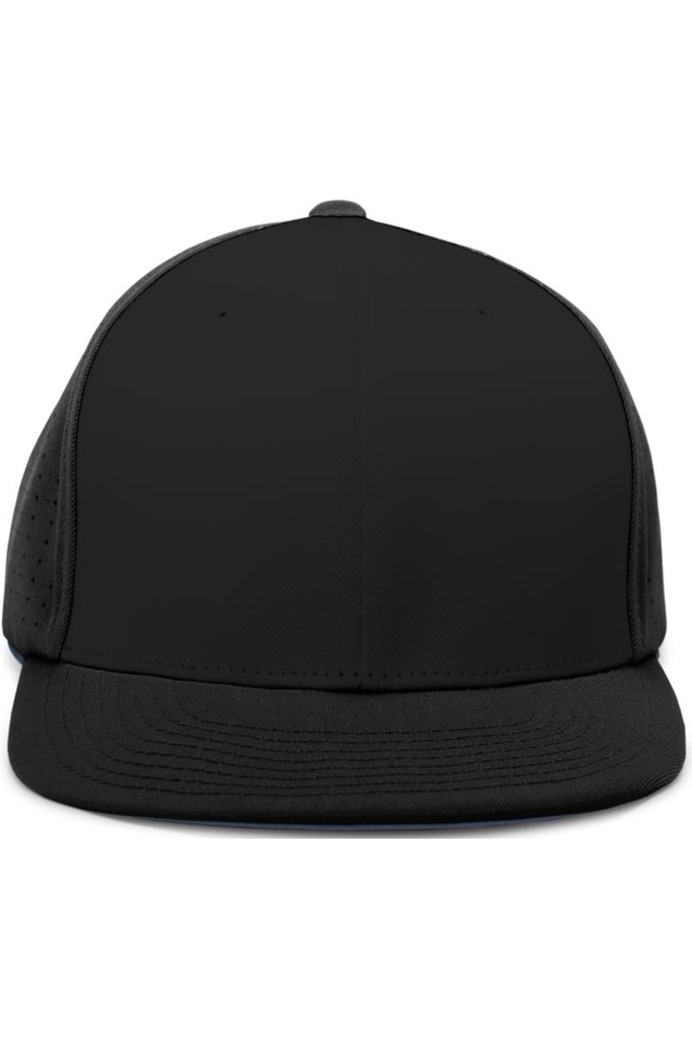 Pacific Headwear Perforated F3 Performance Flexfit Cap in Black