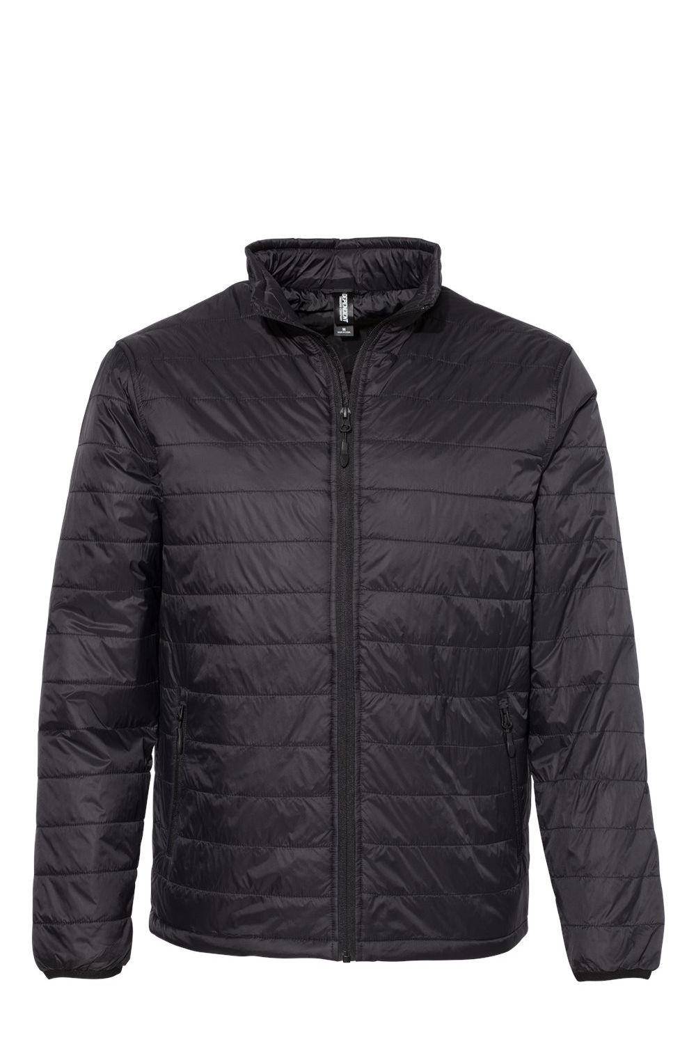 Independent Trading Co. Puffer Jacket in Black