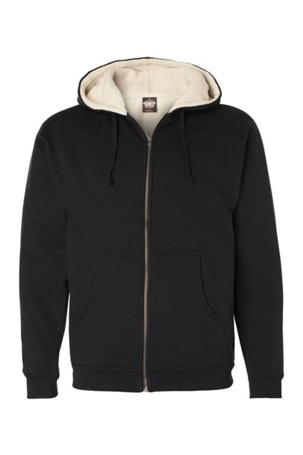 Independent Trading Co. Sherpa-Lined Full-Zip Hooded Sweatshirt