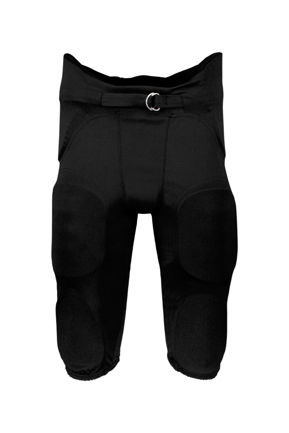 Russell Athletic Integrated 7-Piece Padded Football Pants in Black