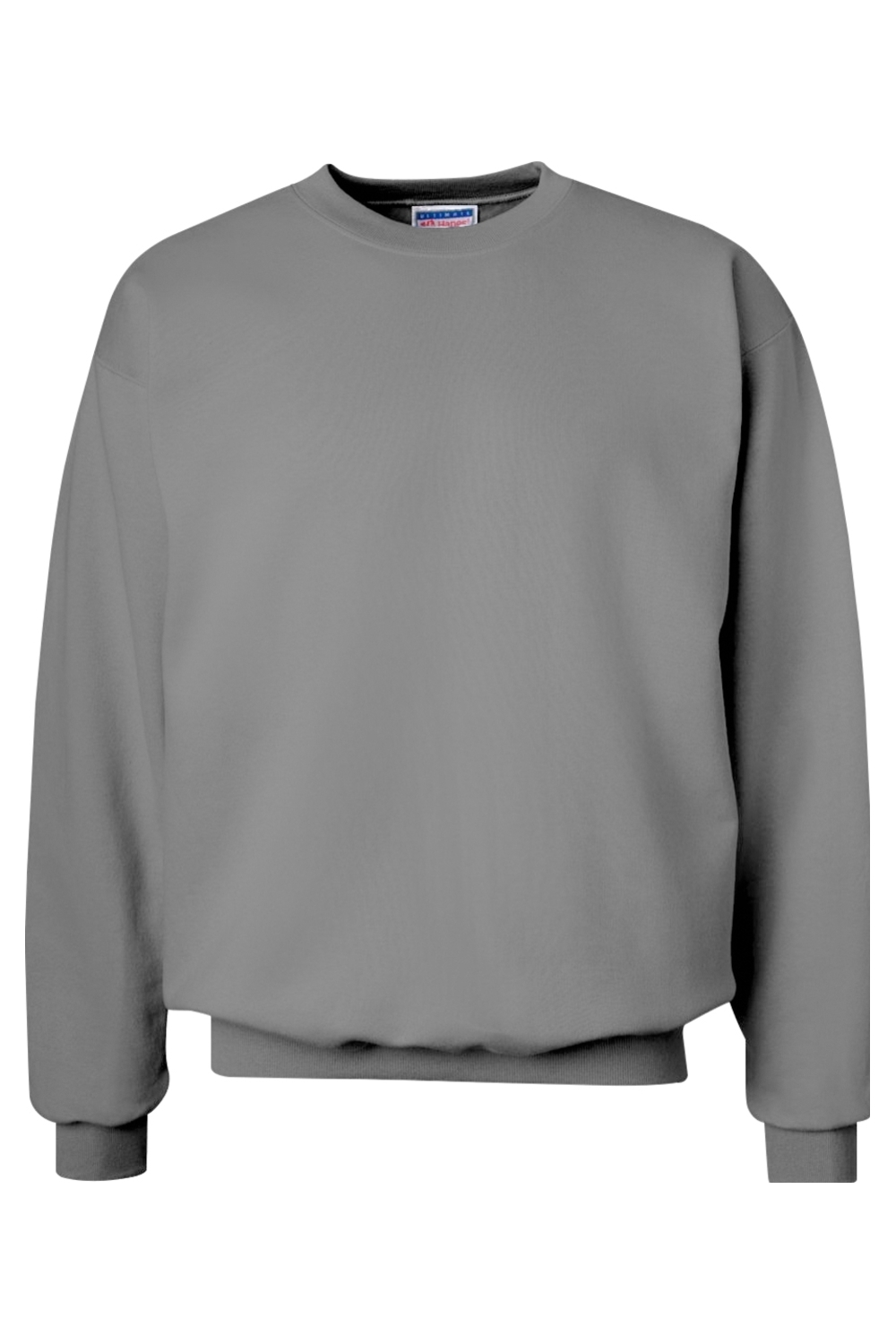 Hanes Ultimate Cotton - Crewneck Sweatshirt in Light Steel