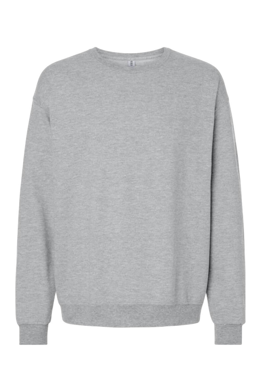 Jerzees Ultimate Unisex CVC Ring Spun Crewneck Sweatshirt in Athletic Heather