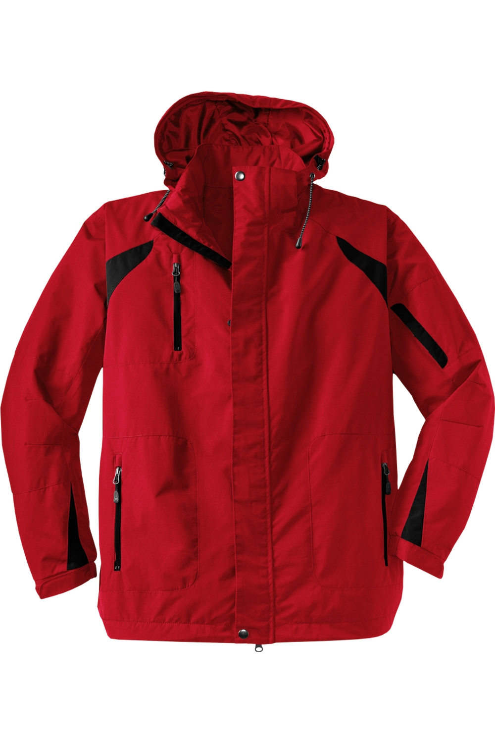 Port Authority All-Season II Jacket in True Red/ Black
