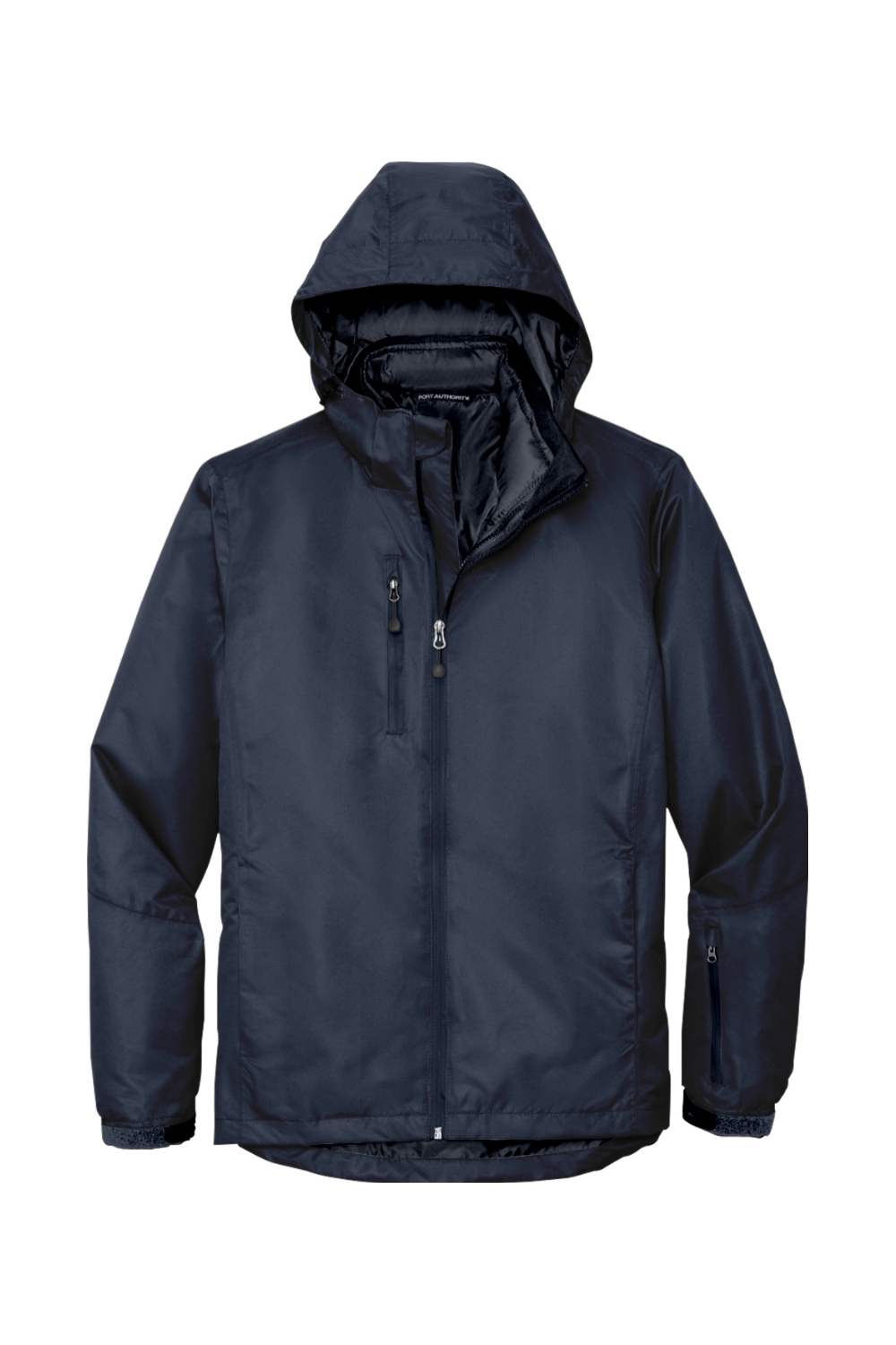 Port Authority Vortex Waterproof 3-in-1 Jacket in River Blue Navy/ River Blue Navy