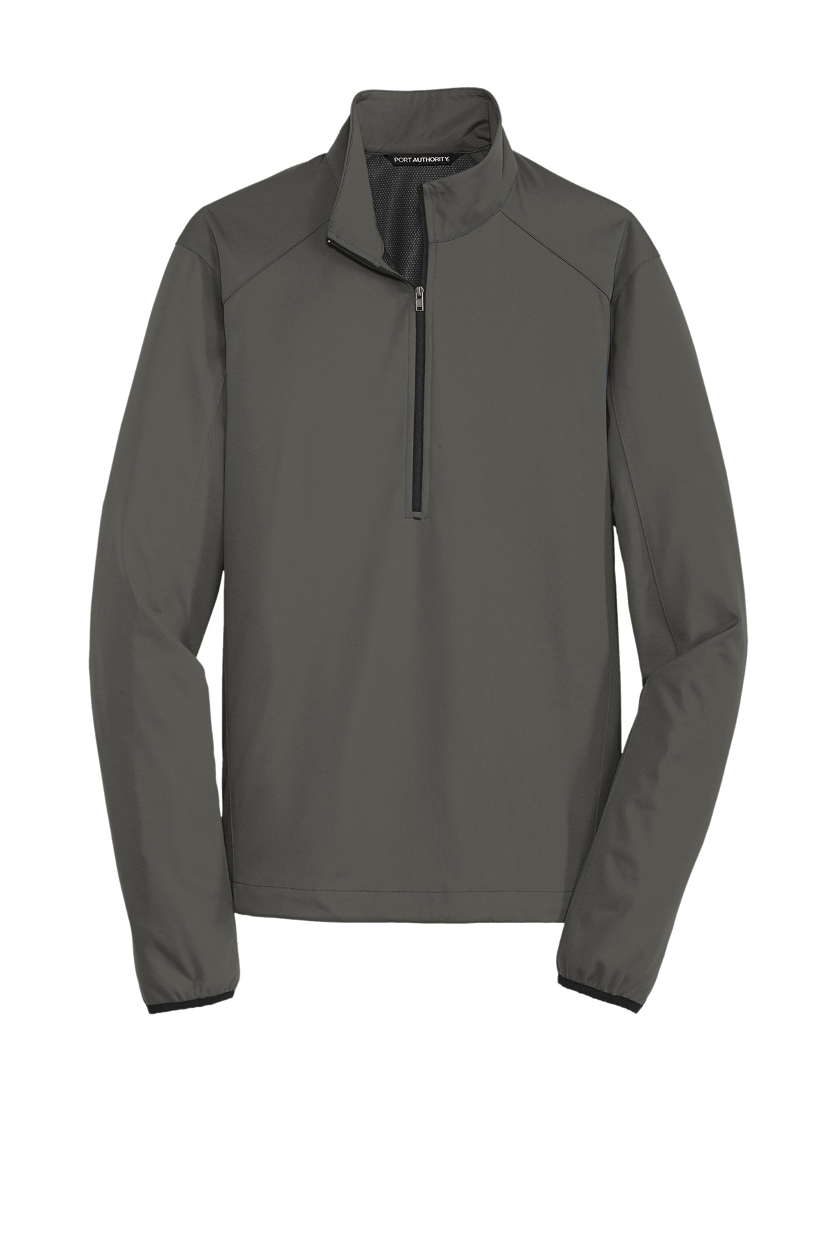 Port Authority Active 1/2-Zip Soft Shell Jacket in Grey Steel
