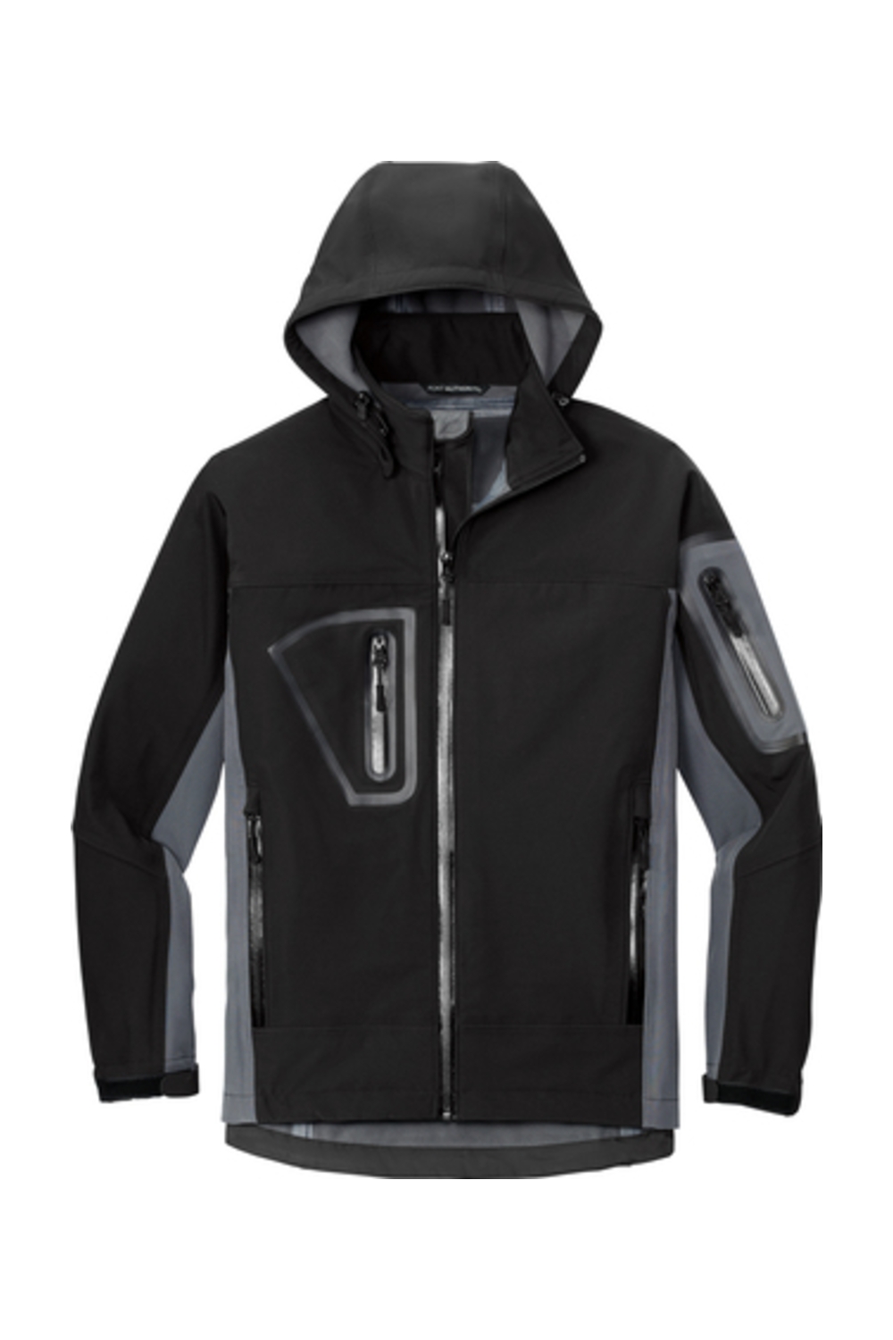 Port Authority Waterproof Soft Shell Jacket in Black/ Graphite