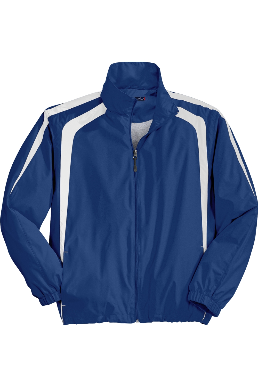 Sport-Tek Colorblock Raglan Jacket in True Royal/ White