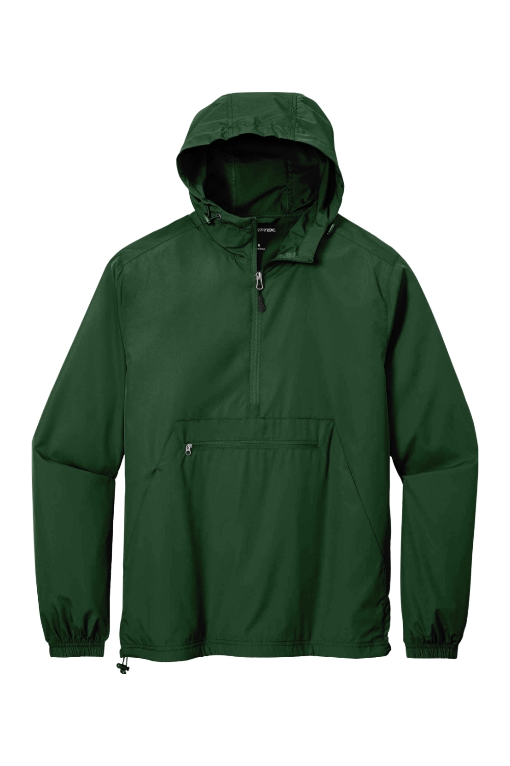 Sport-Tek Packable Anorak in Forest Green