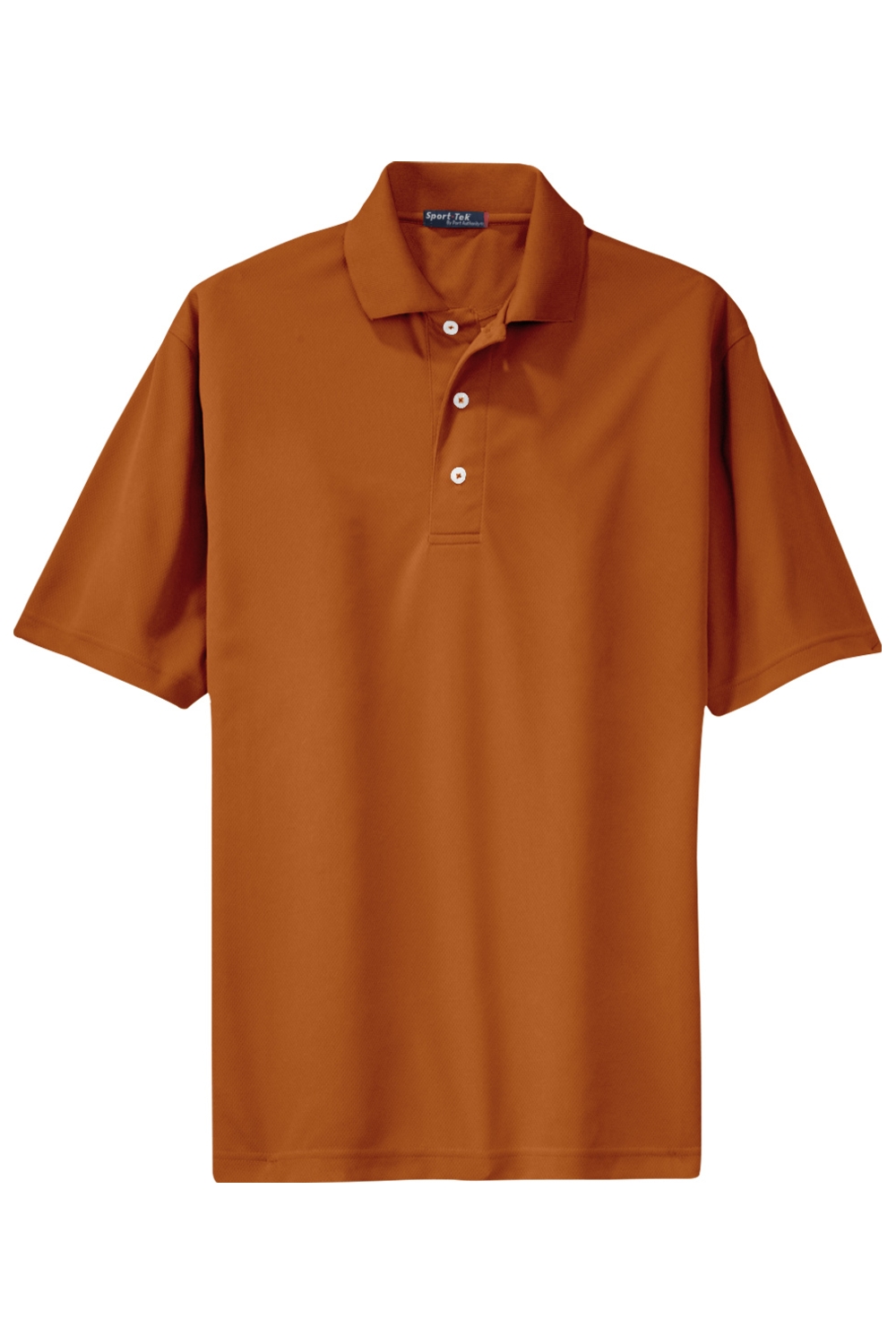 Sport-Tek Dri-Mesh Polo in Texas Orange