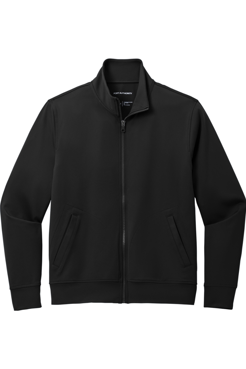 Port Authority C-FREE Double Knit Full-Zip in Deep Black