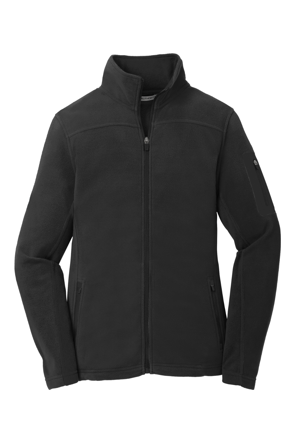 Port Authority Ladies Summit Fleece Full-Zip Jacket in Black/ Black