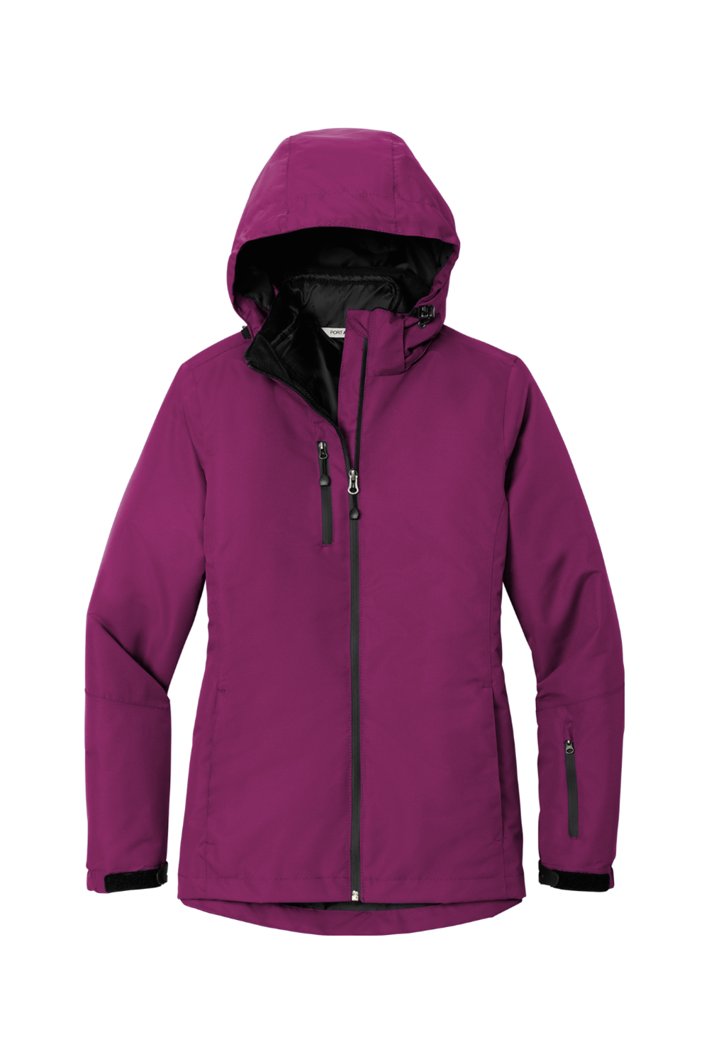 Port Authority Ladies Vortex Waterproof 3-in-1 Jacket in Very Berry/ Black