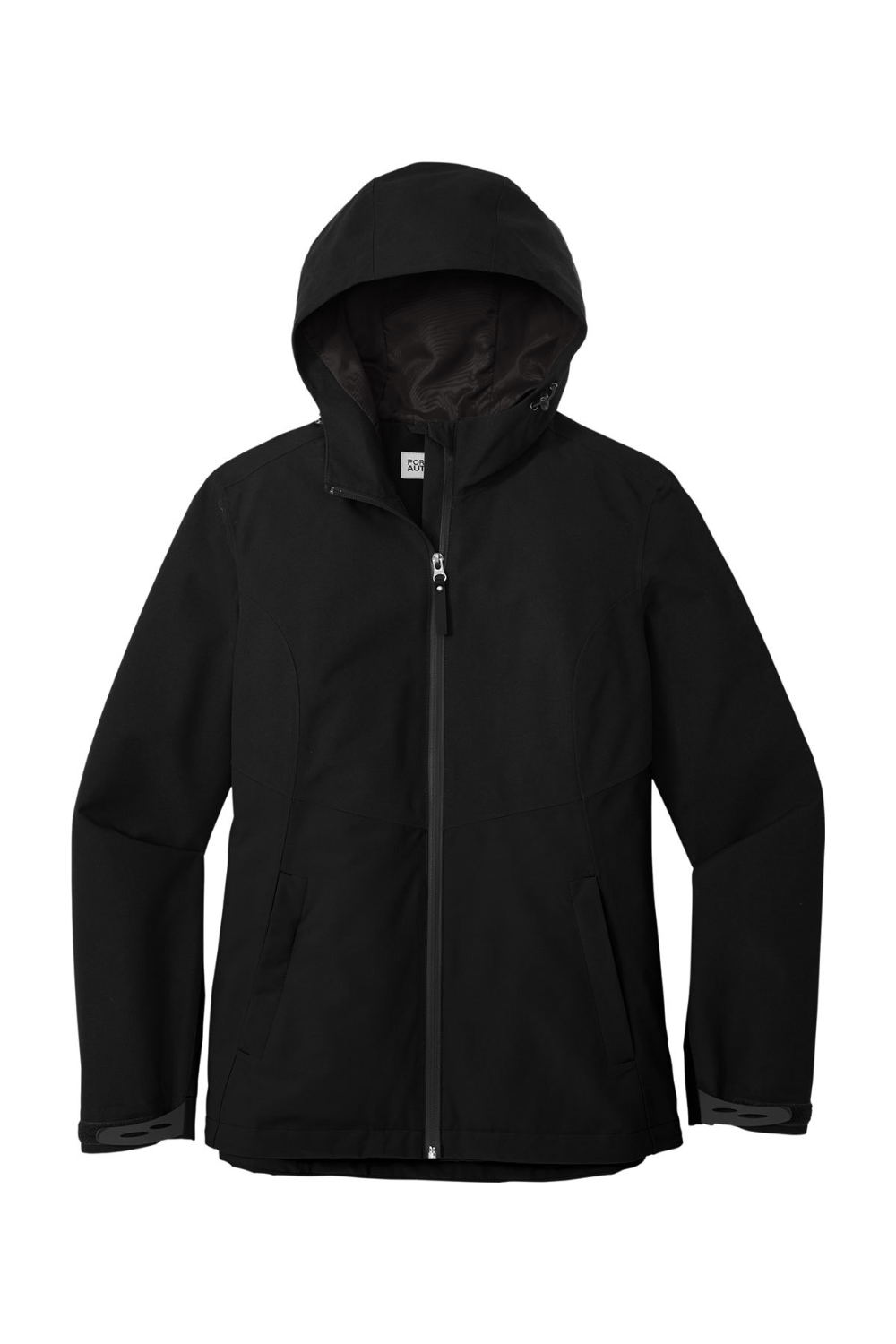 Port Authority Ladies Tech Rain Jacket in Deep Black