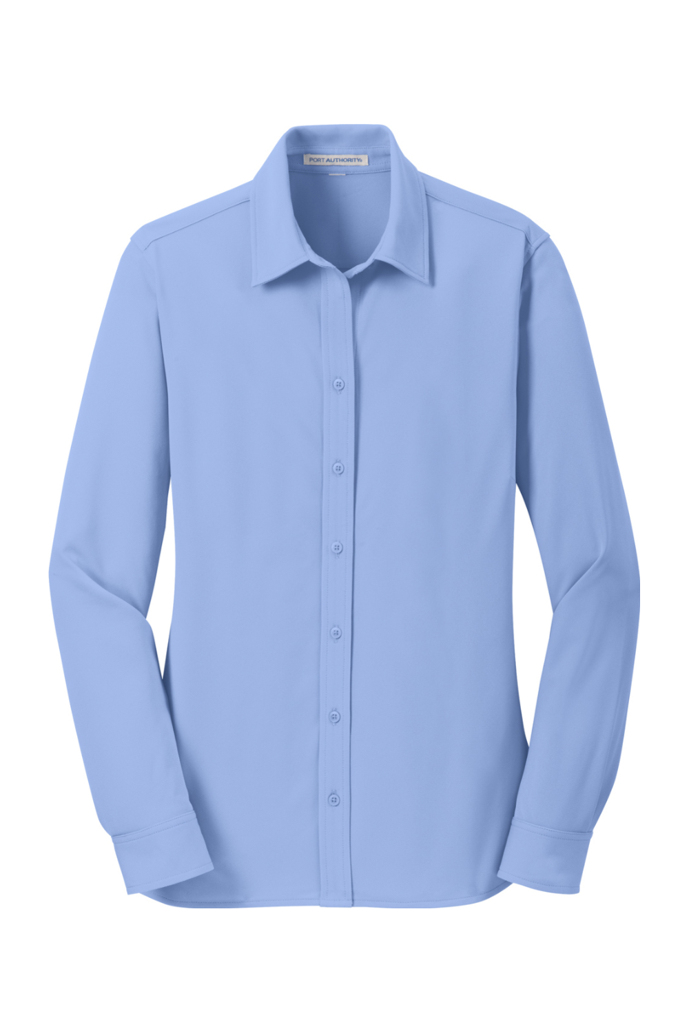 Port Authority Ladies Dimension Knit Dress Shirt in Dress Shirt Blue